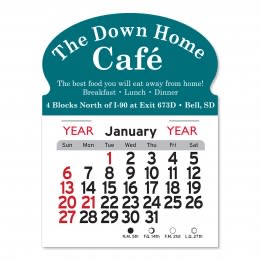 Peel-N-Stick® Calendar - Oval - Teal